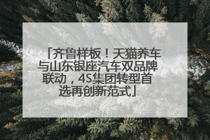 齐鲁样板！天猫养车与山东银座汽车双品牌联动，4S集团转型首选再创新范式