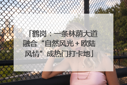 鹤岗：一条林荫大道融合“自然风光＋欧陆风情”成热门打卡地