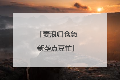 麦浪归仓急 新垄点豆忙