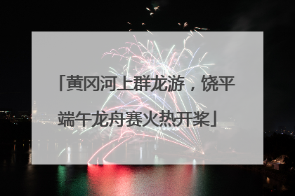 黄冈河上群龙游，饶平端午龙舟赛火热开桨
