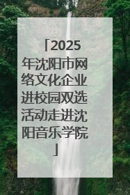 2025年沈阳市网络文化企业进校园双选活动走进沈阳音乐学院