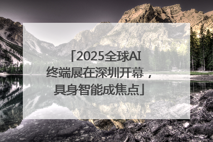 2025全球AI终端展在深圳开幕，具身智能成焦点