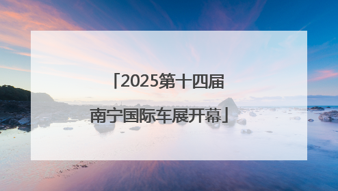 2025第十四届南宁国际车展开幕
