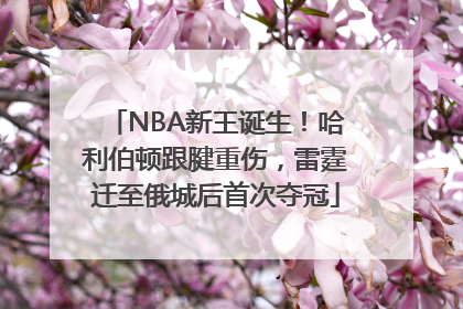 NBA新王诞生！哈利伯顿跟腱重伤，雷霆迁至俄城后首次夺冠